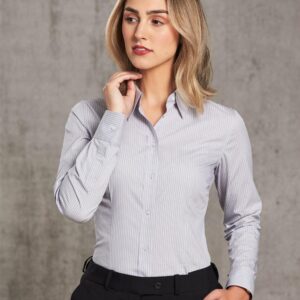 Women's Ticking Stripe L/S Shirt