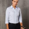 Women's Mini Check 3/4 Sleeve Shirt