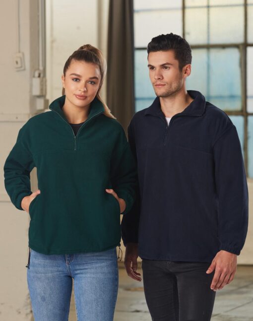 Unisex polar fleece long sleeves