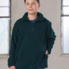 Kids' half zip polar fleecy pullover
