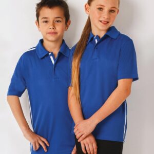 Kids' Ultra Dry Short Sleeve Contrast Polo