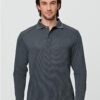 Men's Bamboo Charcoal L/S Polo