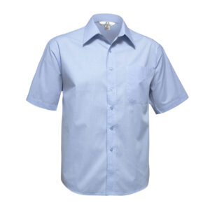 Mens Micro Check Short Sleeve Shirt
