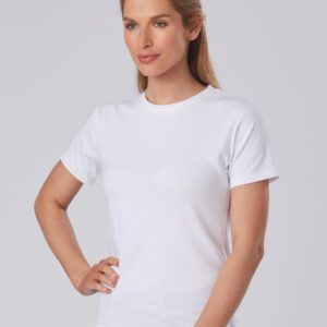 Ladies' fitted strch tee (200gsm)