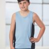 Kid's truedry contrast mesh singlet