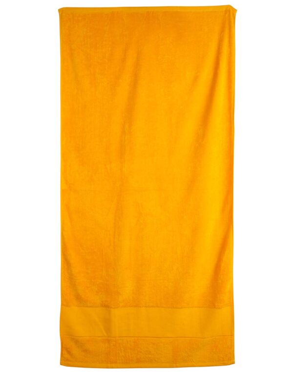 terry velour beach towel 75x150 cm