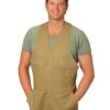 Men's Cotton Drill Action Back Overall-Stout