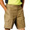 Men's hvy cotton pre-shr drill short