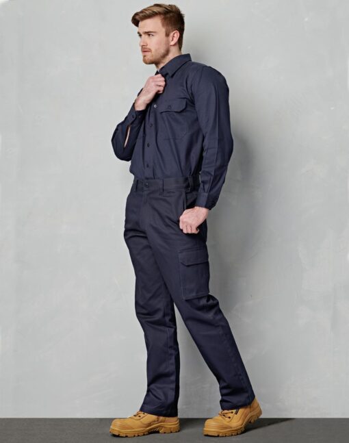 drill pant pocket on leg / regular fit