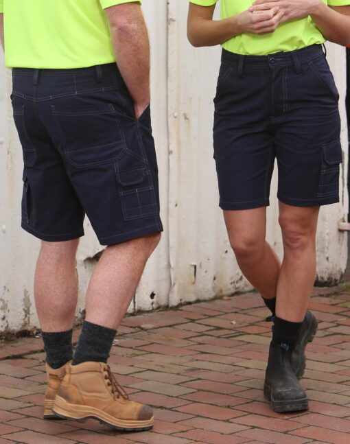 Light Weight Semi-Fitted Cordura Work Shorts(Khaki