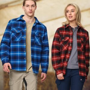 Adults' Quilted Flannel Shirt