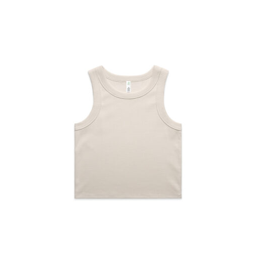 Wo's Organic Rib Crop Tank