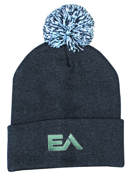 Acrylic Beanie with Pom Pom