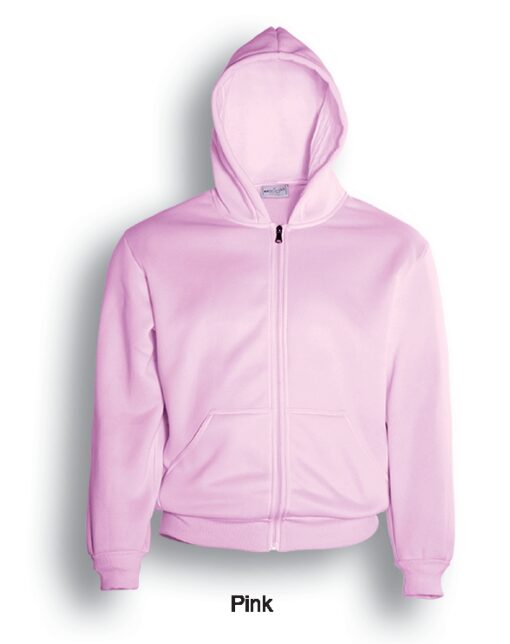 BOCINI Unisex Adults Zip Through Fleece Hoodie CJ1062