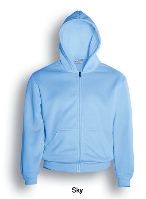 BOCINI Unisex Adults Zip Through Fleece Hoodie CJ1062