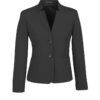 Womens Comfort Wool Stretch Short Jacket with Reverse Lapel