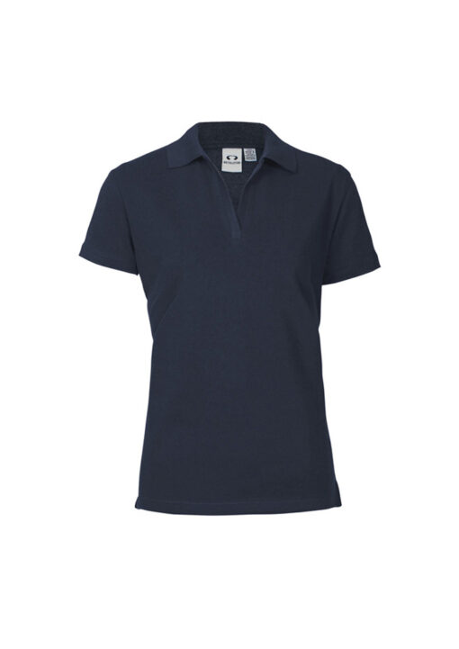 Womens Oceana Short Sleeve Polo(Navy