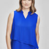 Womens Seville Sleeveless Layered Blouse