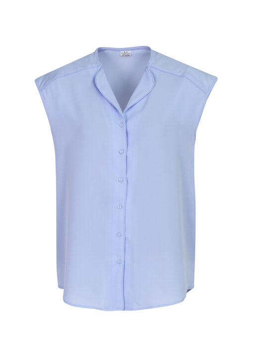 Womens Lily Blouse(Ice Blue