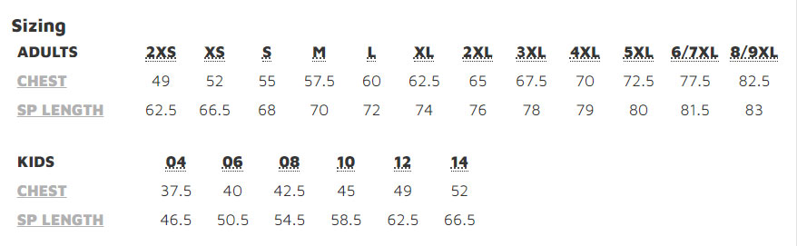 Size Guide