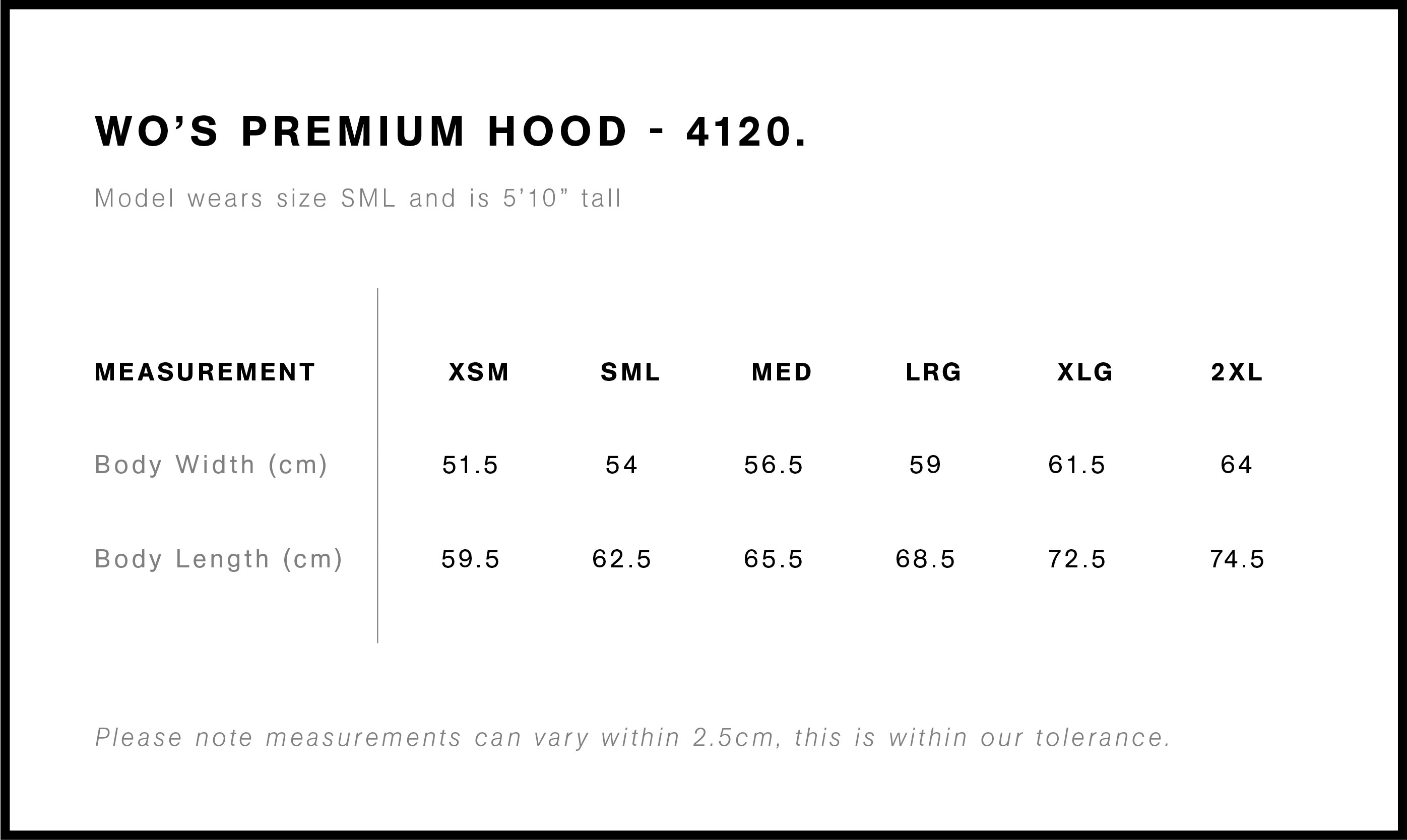 Size Guide