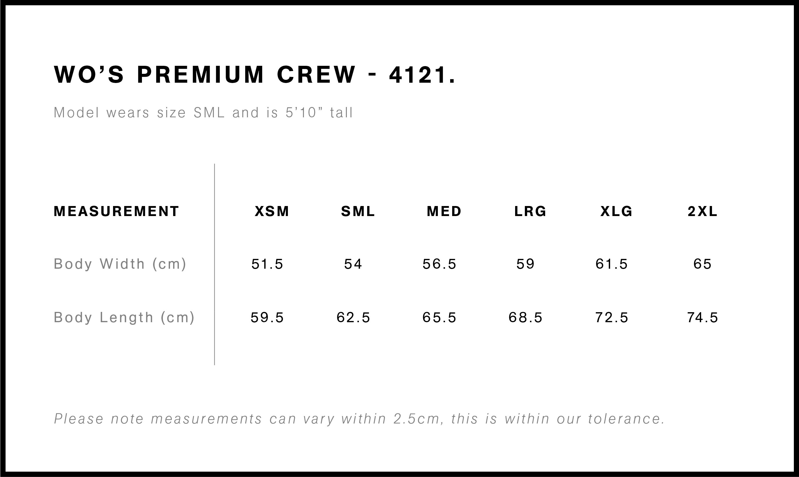 Size Guide