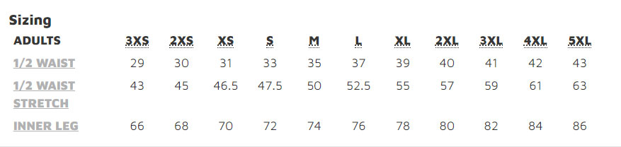 Size Guide