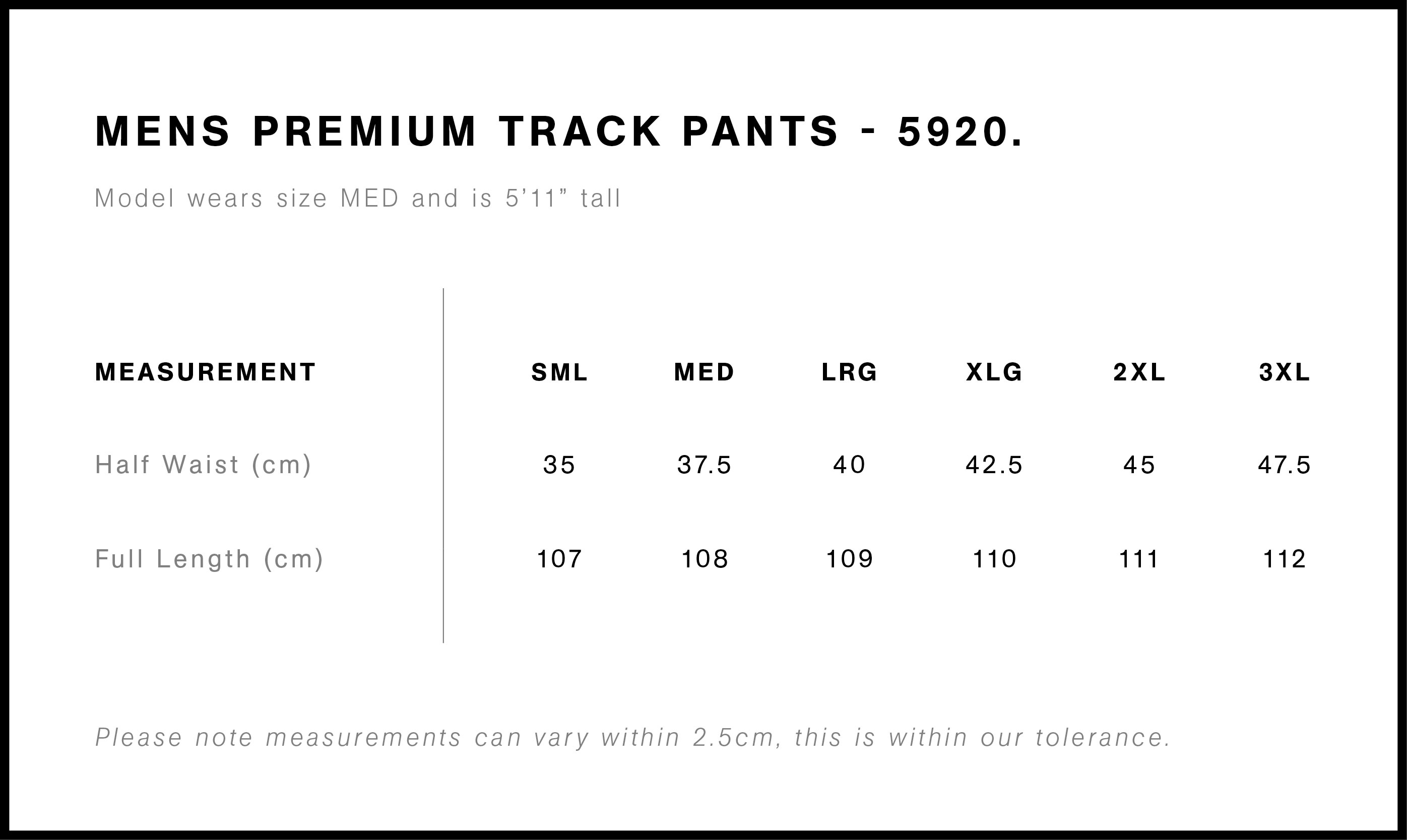 Size Guide